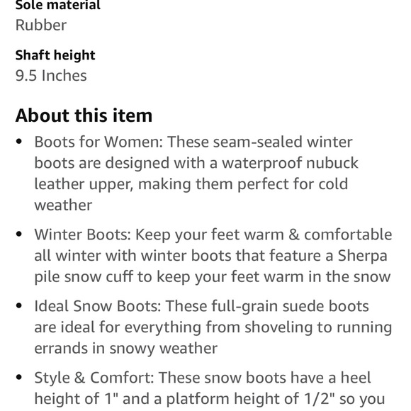 Sorel Womens Caribou WP Boots NL1004 280 Sz 6 leather w wool lining $130 - Picture 14 of 15